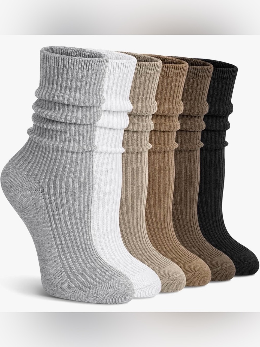 Cotton crew socks
